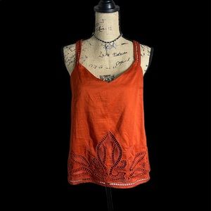 Banana Republic Burnt Orange Blouse  - Size Small- NWT